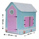 Casita Infantil Carpa Plástico Plegable Trasladable Atu