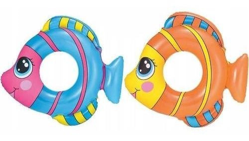 Salvavidas Inflable Infantil Pecesitos 81 X 76 Cm Bestway