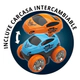 Pista De Carrera Flexible 92 Pz Con Auto Desmontable Con Luz