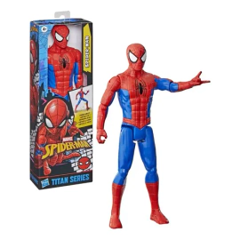 Figura Spiderman Titan Series Marvel Hasbro 30 Cm Articulada