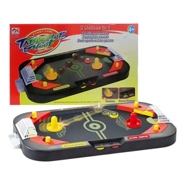 Juego De Mesa Hockey Tejo Y Pinball 2 Jugadores 2 En 1