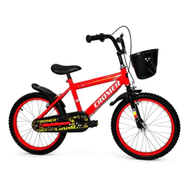 Bicicleta Infantil Rodado 18 Cromer De Paseo Con Canasto