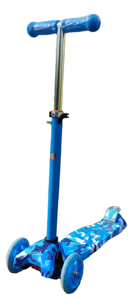 Monopatin Gugga Plegable Niños 4 Ruedas Led Reforzado 80kg