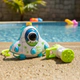 Pistola De Agua Con Mochila 1,9 Lts 8mts Dinosaurio O Nave
