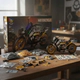 Moto Armable Bloques De Construccion 447 Piezas Motorcycle