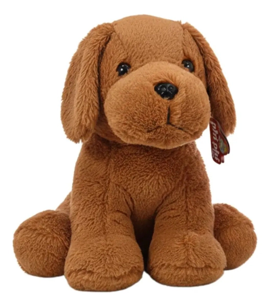 Peluche Perros Sentados Suaves 40 Cm. Phi Phi Toys Blanco