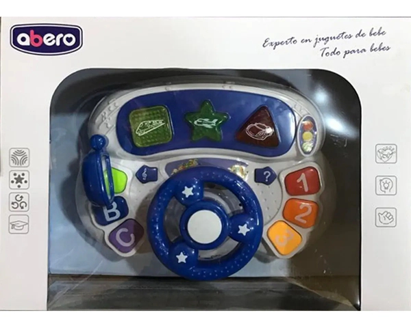 Volante Educativo Con Botones Y Sonidos Abero