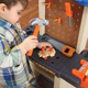 Mesa De Trabajo Para Niños Con Kit De Herramientas Original