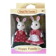 Muñecos X2 Animales Forest Pets Familia Conejitos
