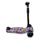 Monopatin Plegable 3 Ruedas Graffiti Luz Y Sonido Ref C