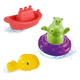 Juguetes Para Baño Bimbi 3 En 1 - Hipopótamo Con Salvavidas, Ballena Y Barquito