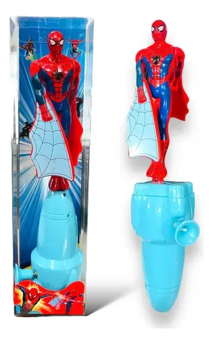 Muñeco Spider Hombre Volador Lanzador Araña Avenger Vengador