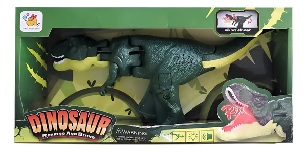 Dinosaurio Con Sonido Rugido Luz Movimiento Tiranosaurio Rex