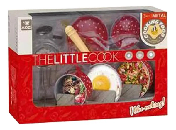 Juego De Cocina Con Accesorios De Metal Niños