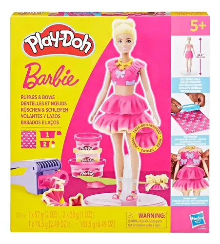 Playdoh Masas De Barbie Diseñador De Vestidos Hasbro
