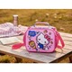 Lunchera Escolar Hello Kitty Infantil Con Bolsillo Termico Rosa Lunchera Kitty