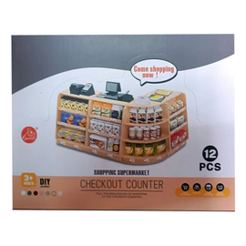 Mostrador Supermercado Juguete Checkout Counter 12 Piezas