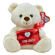 Peluche De Oso Sentado C/ Sobre Metalizado 22cm Phi Phi Toys