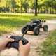 Auto A R/control Batería Recargable Todo Terreno Buggy 1:6 Azul Auto Buggy