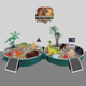 Valija Dinosaurios Jurassic World Incluye Accesorios