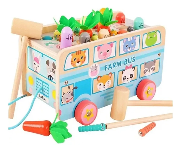 Juego Interactivo Didactico Con Martillo Y Figuras Imanes