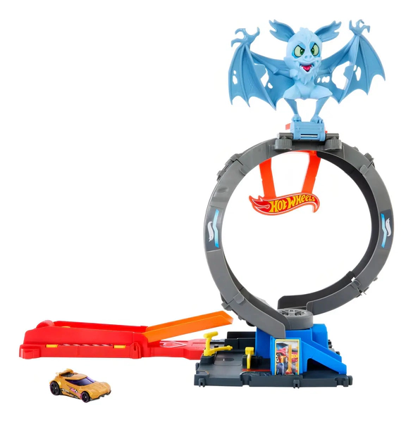 City Pista De Autos Juguete Ataque De Murciélago Hotwheels