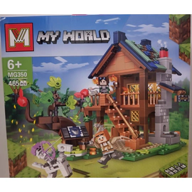 Casa Del Herrero My World 504 Piezas Con Figuras Y Escena