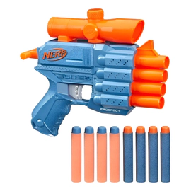 Pistola Lanza Dardos Nerf Prospecto Qs-4 Mira Telescópica