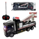 Camion Policia A Radiocontrol Con Grua Y Luces