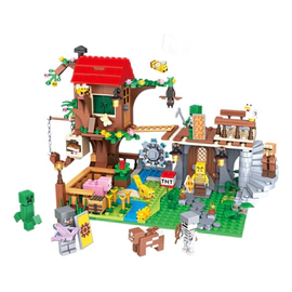 Increible Mundo Diy Set Construcción Casa Árbol 760 Piezas