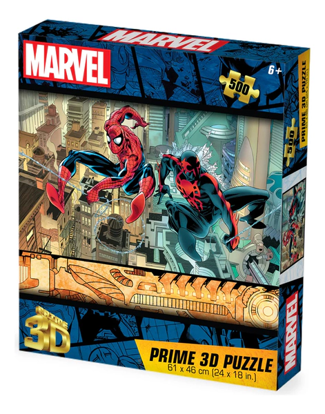 Rompecabezas Spiderman 500 Piezas 3d Puzzle Marvel