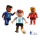 Muñecos Flokys Campeones Del Mundo 3 Figuras + Arco