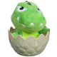 Dinosaurio Verde De Peluche C/huevo Crackin Eggs C/sonido