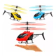 Helicóptero de Juguete Recargable USB Luz Led Doble Hélice Con Sensor ROJO