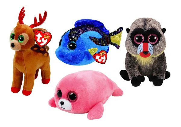 Peluches Animalitos Beanie Boos Ty Original Wabro 15 Cm
