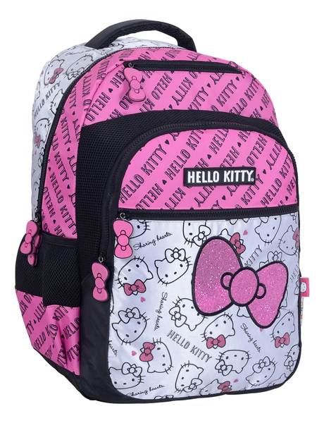 Hello Kitty Moño Mochila 18 Espalda Escuela Wabro Rosa