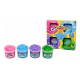 Play Doh Slime 4 Texturas Masa Sensorial Multicolor 190g