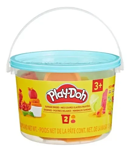 Play-doh Balde De Masa Con Formas Para Modelar
