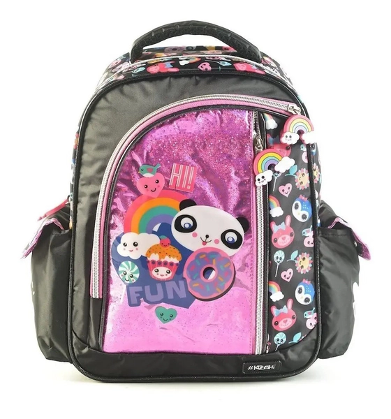 Mochila Escolar Kooshi Panda Espalda 13 Pulgadas Wabro