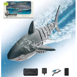 Tiburon Barco A Radio Control Con Camara Hd Control Por App Gris Tiburón