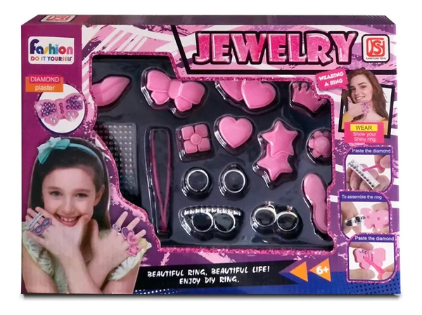 Kit De Juguete Diamond Set Joyas Para Niños Varios Estilos