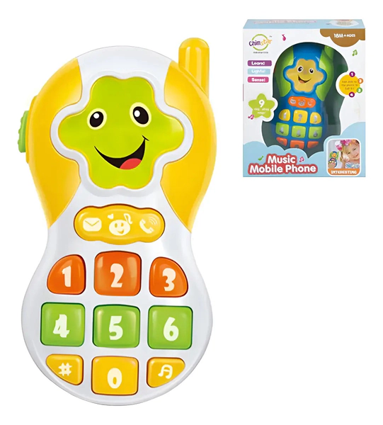 Telefono Juguete Celular Sonidos Y Luces Para Bebe
