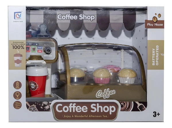 Cafetería Coffee Shop Juego Con Sonidos Y Accesorios
