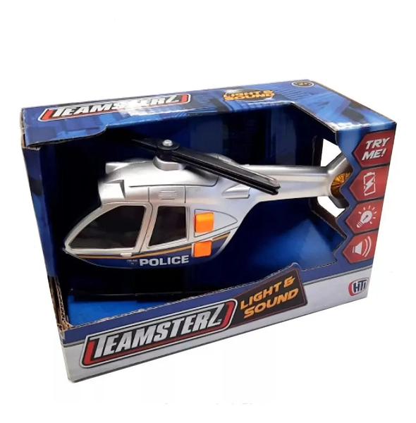 Super Helicoptero Con Luz Y Sonido Teamsterz