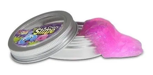 Lata De Crazy Slime Masa Elástica Varios Colores