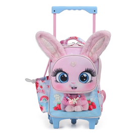 Mochila Carro Escolar Chimola Bunny 12 Pulgadas Conejito