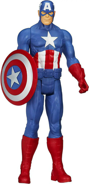 Figura Avengers Titan Capitan America 29cm Hasbro Marvel