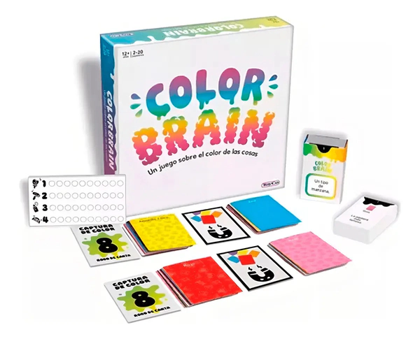 Juego De Mesa Color Brain Preguntas Y Cartas Toyco