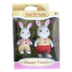 Muñecos X2 Animales Forest Pets Familia Conejitos