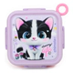Chimola Lunchera Lunch Box Personaje Cat Gatito Con Tenedor